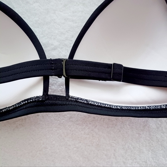 Venus Goddess Push-Up Black Halter Bikini Top, Size 32DDD/34DD/36D - Picture 10 of 13